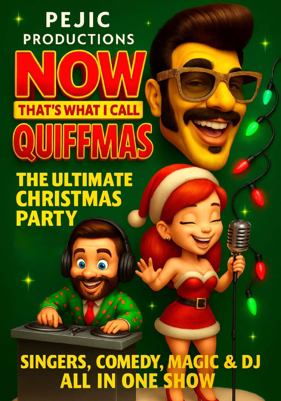 Stefan Pejic as Quiffmas in 'That's What I Call Christmas'