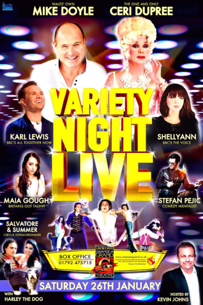 Stefan Pejic peforming in Variety Night Live